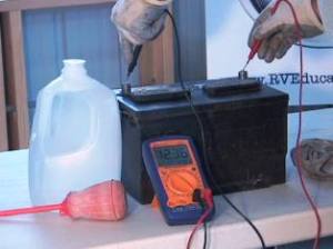 testing RV battery