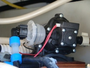 RV water pump strainer